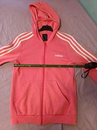 Chaqueta Adidas Rosa con Cremallera
