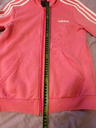 Chaqueta Adidas Rosa con Cremallera