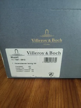 Candelabros de cristal Villeroy & Boch