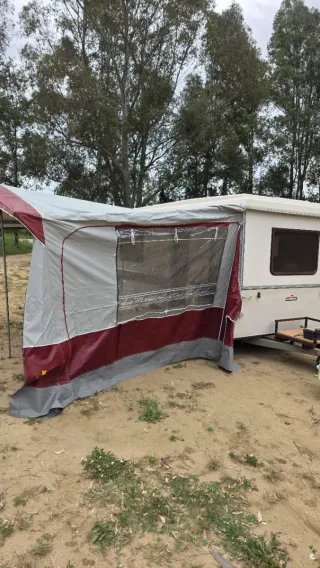Caravana plegable ligera