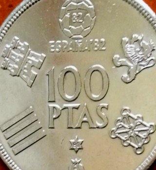 LOTE COMPLETO 58 Monedas 100 Pesetas MUNDIAL 82