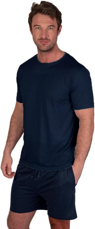 Pijama conjunto hombre pantalón corto camiseta