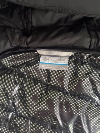 Chaqueta Columbia Negra con Capucha orijinal
