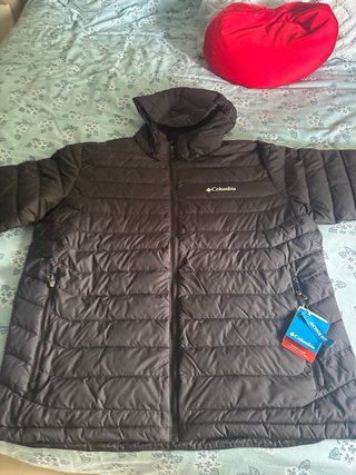 Chaqueta Columbia Negra con Capucha orijinal