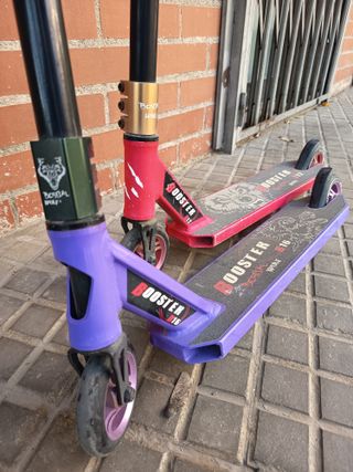 Patinete Bestial Wolf Morado y Rojo