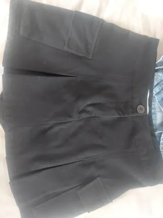 Falda y shorts vaqueros