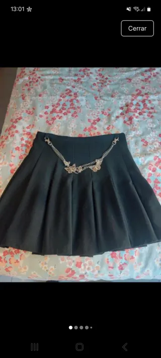 Falda y shorts vaqueros