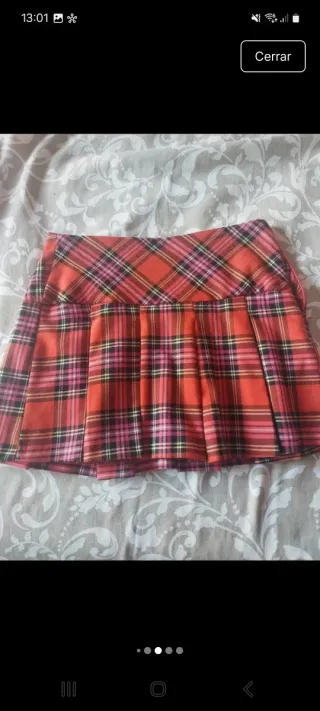 Falda y shorts vaqueros