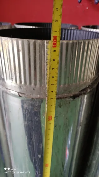 Tubos de chimenea metálicos inoxidables