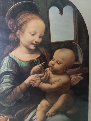 Cuadro lámina La Madonna Benois