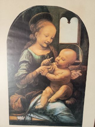 Cuadro lámina La Madonna Benois