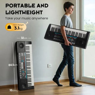 Piano Digital CAHAYA 61 Teclas