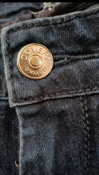 Jeans vita bassa Coveri blu