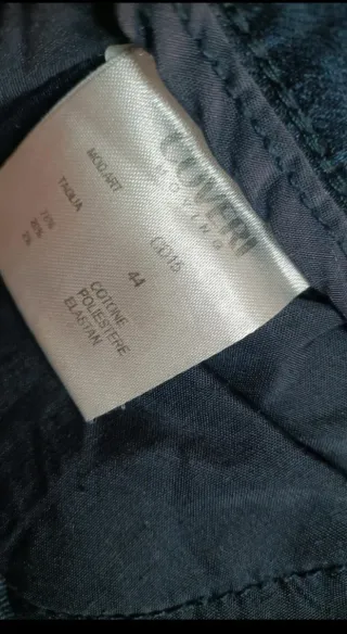 Jeans vita bassa Coveri blu