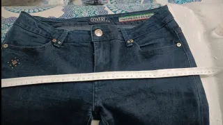 Jeans vita bassa Coveri blu