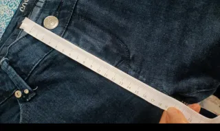 Jeans vita bassa Coveri blu