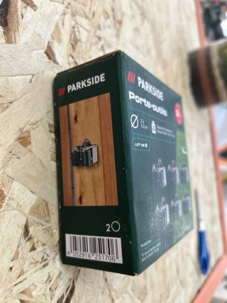 Parkside porte outils lot de 6