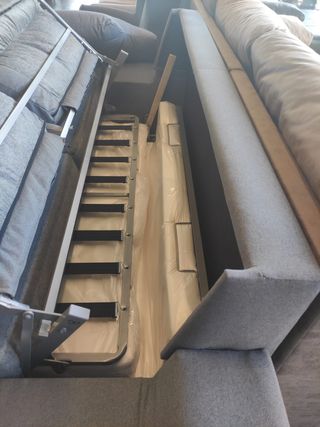 Sofá Cama Estilo Italiano Gris