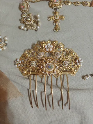 Aderezo Fallera/Alicantina Dorado adulta