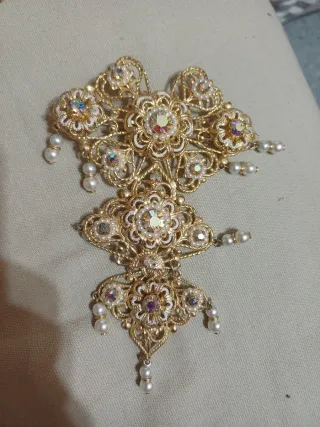 Aderezo Fallera/Alicantina Dorado adulta