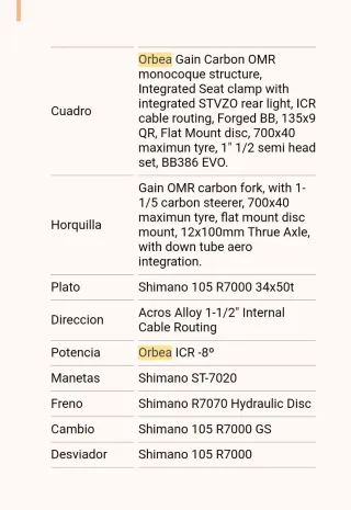 Orbea Gain M30 Eléctrica Talla 49