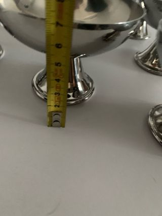 6 Coppette Gelato Acciaio Inox