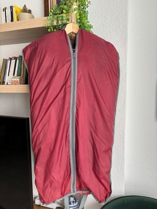 Abrigo de piel y pelo marrón