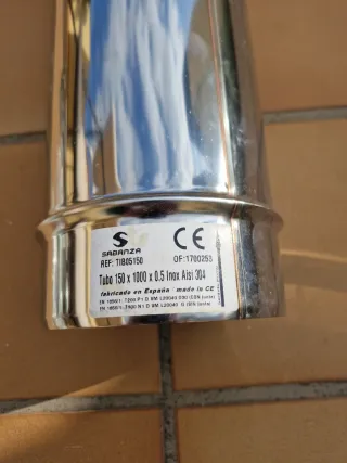 Tubo Chimenea Inox