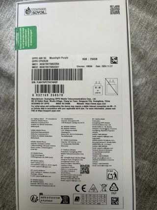 Cellulare Oppo CPH2639 Viola