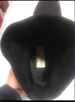 Botín tacón negro talla 41