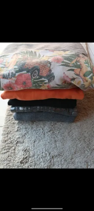 Set 5 maglioni felpe con cappuccio tg M