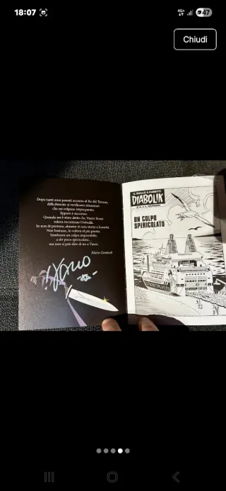 Diabolik 2 fumetti Vasco Rossi autografati