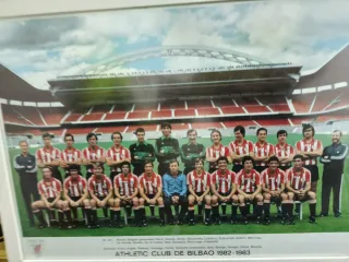 Cuadro Athletic Club Bilbao 1982-1983