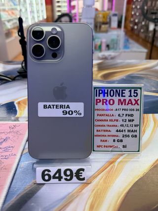 iPhone 15 Pro Max 256GB Violeta