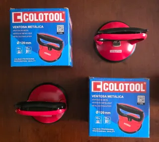 2 VENTOSAS METALICAS 50 KG. C/U. 120MM COLOTOOLS