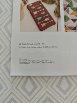 Cricut Premium Vinilo Removible 20 hojas
