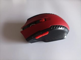 Ratón Gaming Inalámbrico 2.4Ghz Rojo