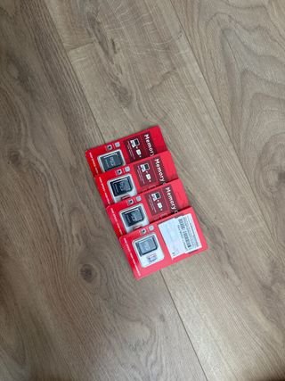 4 Tarjetas Micro SD 256GB