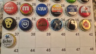 Lote 25 chapas cerveza a elegir entre 37