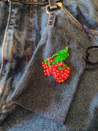 Borsa tracolla in jeans