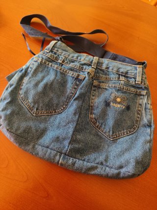 Borsa tracolla in jeans