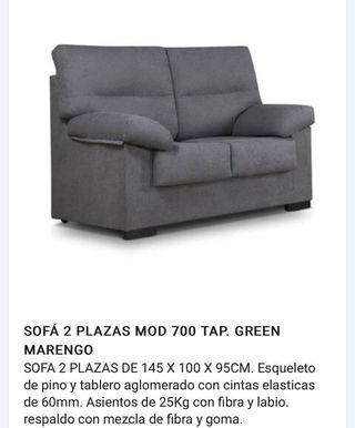 Sofa 3 plazas muy cómodo a estrenar