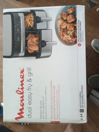 Moulinex Dual Easy Fry & Grill