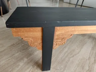 Banco de madera maciza