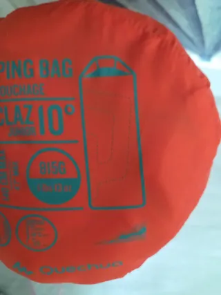 Saco de dormir Quechua 5 años, altura  140 cm
