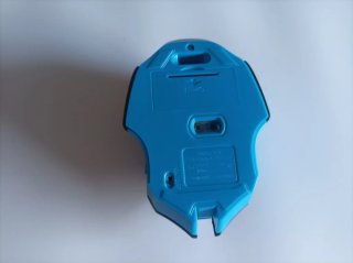 Ratón Gaming Inalámbrico Negro y Azul