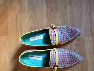 Zapatos Eight & Argôt Mujer Rosa/Turquesa