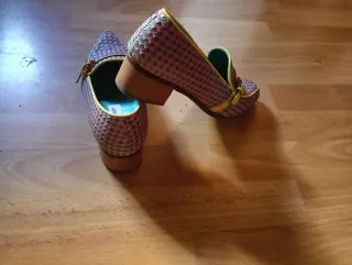 Zapatos Eight & Argôt Mujer Rosa/Turquesa