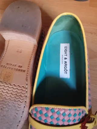 Zapatos Eight & Argôt Mujer Rosa/Turquesa