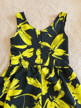 Vestido corto tirantes estampado floral Talla S